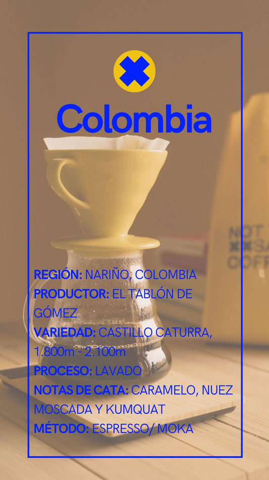 Receta de nuestro Colombia en V60