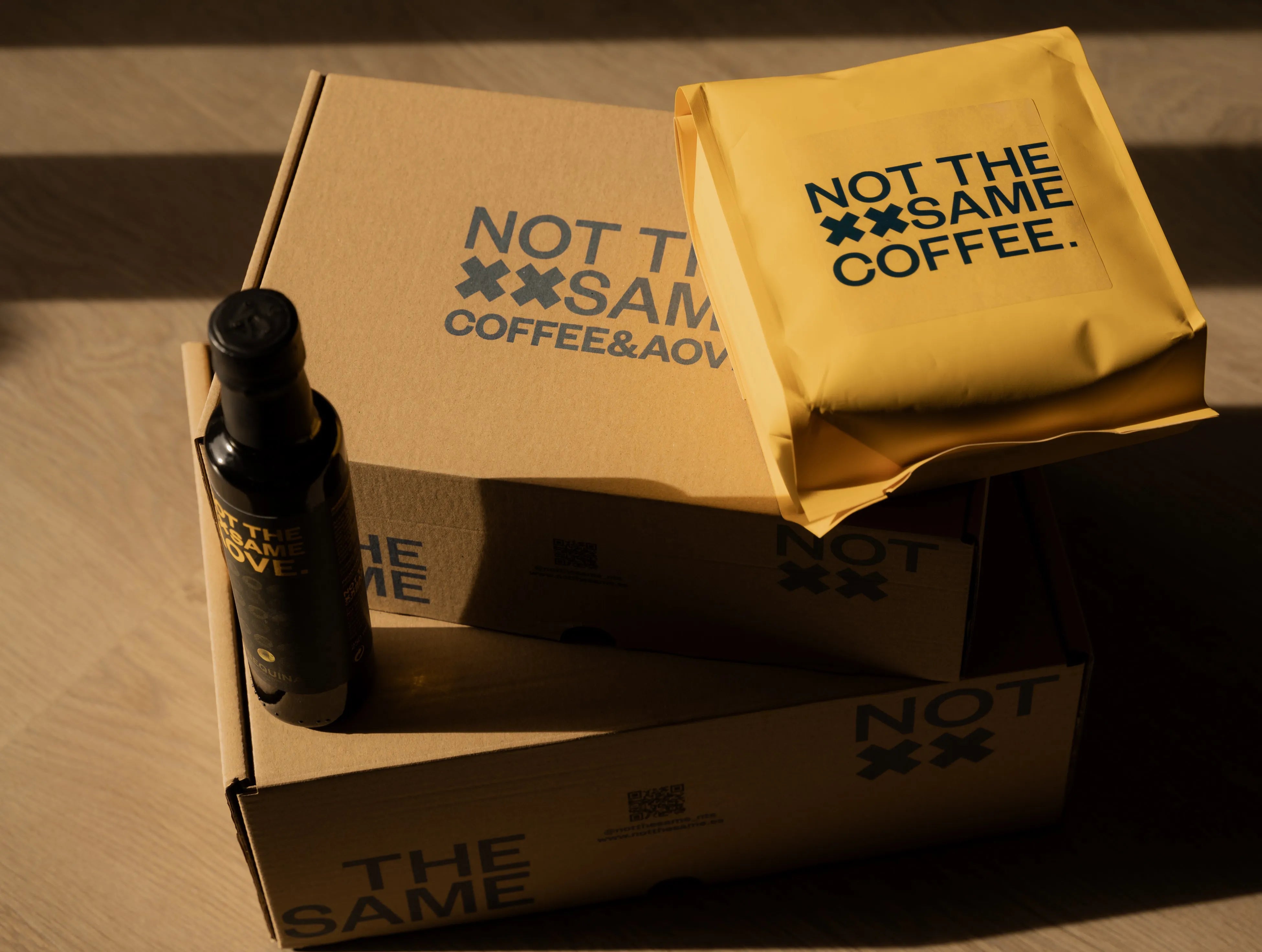 Café de especialidad y aceite de oliva virgen extra Not The Same